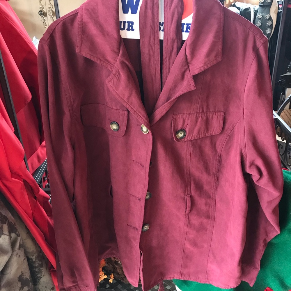 Burgundy Jacket